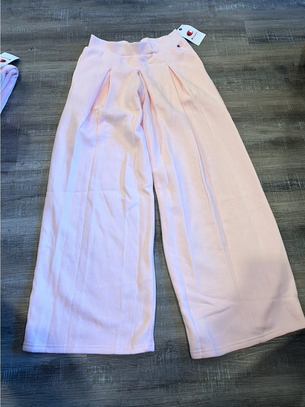 Champion Light Pink Wide-Leg Palazzo Pants
